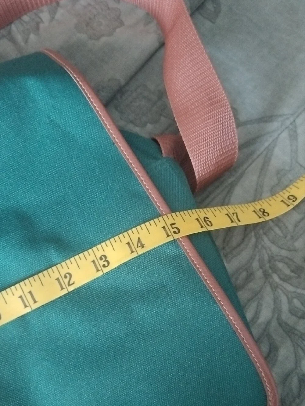Green Canvas Crossbody Polo Ralph Lauren  Messenger Bag with Brown Trim